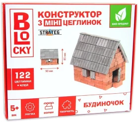 Будиночок. Будівельний набір для творчості з міні-цеглинок BLOCKY