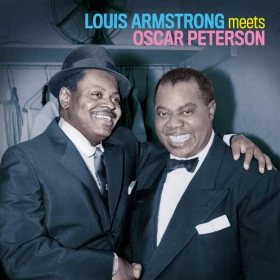Louis Armstrong, Oscar Peterson – Louis Armstrong Meets Oscar Peterson (LP, Album, Limited Edition, Reissue, Mono, Yellow Vinyl)