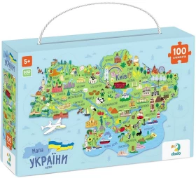 Пазл "Мапа України" - Пазлы