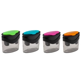 точило 1163 з контейн BiColor 2леза AXENT 12 - Ножиці, циркулі, чинки, ластики