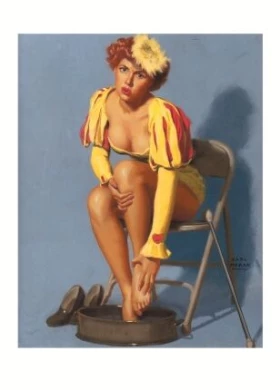 EARL MORAN. Leading A Parade Without A Falter, Is Easier Than Leading A Man To The Alter