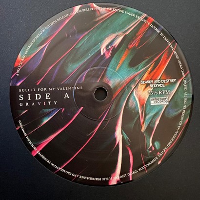 Bullet For My Valentine – Gravity (LP, Album, Vinyl) - фото 3