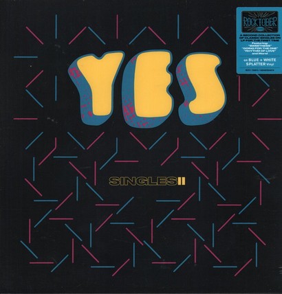 Yes – Yessingles II (LP, Compilation, Blue/White Splatter Vinyl) - фото 1