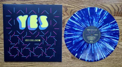 Yes – Yessingles II (LP, Compilation, Blue/White Splatter Vinyl) - фото 3