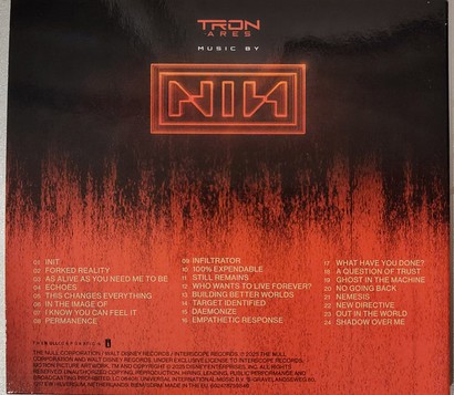 Nine Inch Nails – Tron: Ares (CD, Album, Original Motion Picture Soundtrack) - фото 3