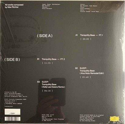 Max Richter - SLEEP: Tranquility Base (LP, EP, Limited Edition, Numbered, Yellow Clear Vinyl) - фото 2