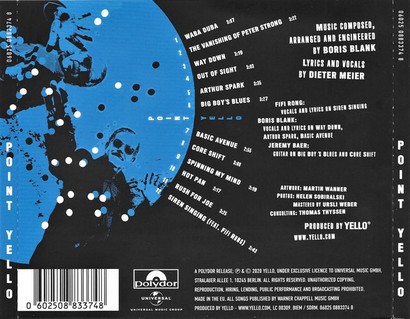 Yello – Point (CD, Album) - фото 2