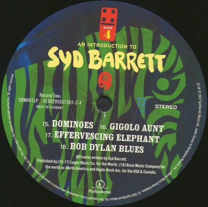 Syd Barrett – An Introduction To Syd Barrett (2LP, Compilation, Repress, Stereo, Vinyl) - фото 9