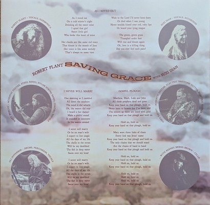Robert Plant With Suzi Dian – Saving Grace (LP, Album, Stereo) - фото 3