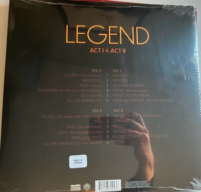 John Legend – Legend (2LP, Album, Act 1 & Act 2, Vinyl) - фото 2