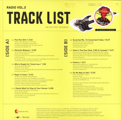 
Various – Cyberpunk 2077 Radio OST Vol. 2 (LP, Album, Compilation, Yellow Vinyl) - фото 2