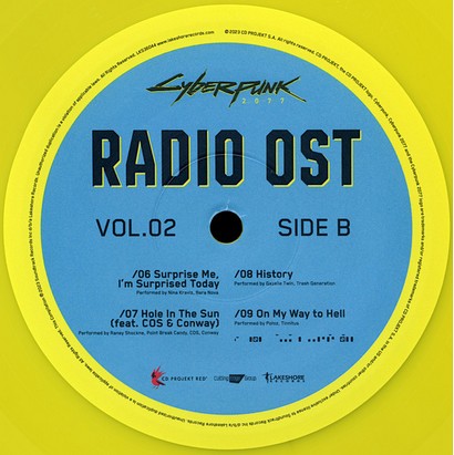 
Various – Cyberpunk 2077 Radio OST Vol. 2 (LP, Album, Compilation, Yellow Vinyl) - фото 4