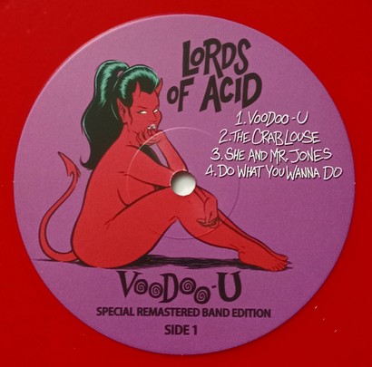 The Lords Of Acid – Voodoo-U (2LP, Album, Limited Edition, Reissue, Remastered, Special Edition, Special Remastered Band Edition, Red Translucent Vinyl) - фото 3