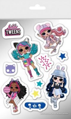 Стікерпак прозорий ТМ "L.O.L. SURPRISE! TWEENS"
