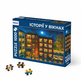Пазл «Історії у вікнах» 1000 елементів